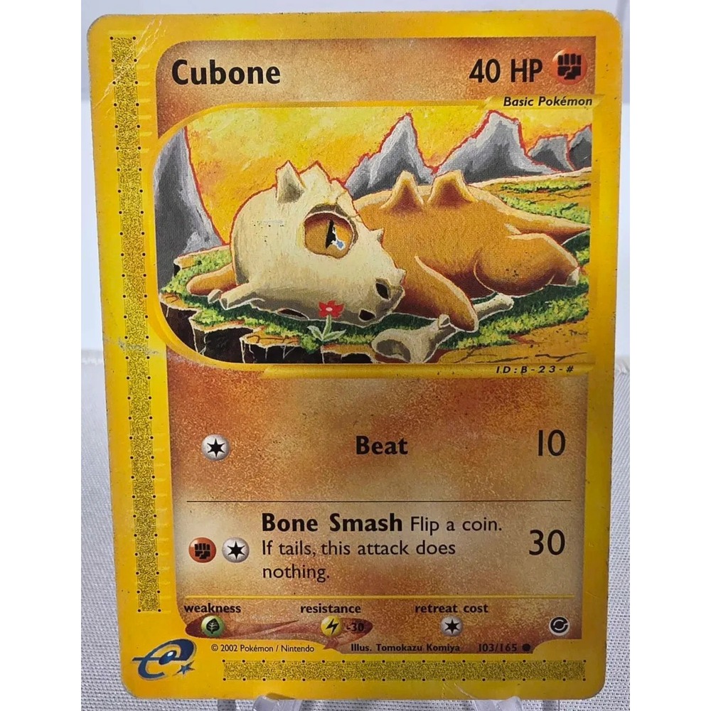 Pokémon TCG Cubone 103/165 Expedition e-Reader Regular Common HP
